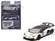 Lamborghini Aventador SVJ 63 Bianco Asopo White with Carbon Top Limited Edition 1/64 Diecast Model Car Mini GT MGT00842