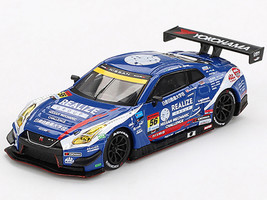 Nissan GT R NISMO GT3 #56 Joao Paulo de Oliveira Teppei Natori REALIZE Nissan Mechanic Challenge GT R Super GT Series 2023 Limited Edition 1/64 Diecast Model Car Mini GT MGT00859