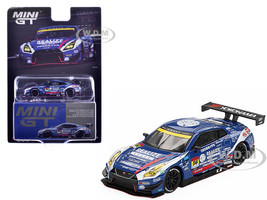 Nissan GT R NISMO GT3 #56 Joao Paulo de Oliveira Teppei Natori REALIZE Nissan Mechanic Challenge GT R Super GT Series 2023 Limited Edition 1/64 Diecast Model Car Mini GT MGT00859