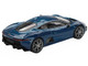 Jaguar C X75 Blue Metallic Limited Edition 1/64 Diecast Model Car Mini GT MGT00884