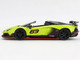 Lamborghini Aventador SVJ 63 Roadster Verde Shock Green Limited Edition 1/64 Diecast Model Car Mini GT MGT00887