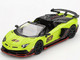 Lamborghini Aventador SVJ 63 Roadster Verde Shock Green Limited Edition 1/64 Diecast Model Car Mini GT MGT00887