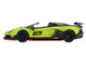 Lamborghini Aventador SVJ 63 Roadster Verde Shock Green Limited Edition 1/64 Diecast Model Car Mini GT MGT00887