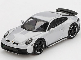 Porsche 911 Dakar Ice Gray Metallic Limited Edition 1/64 Diecast Model Car Mini GT MGT00891