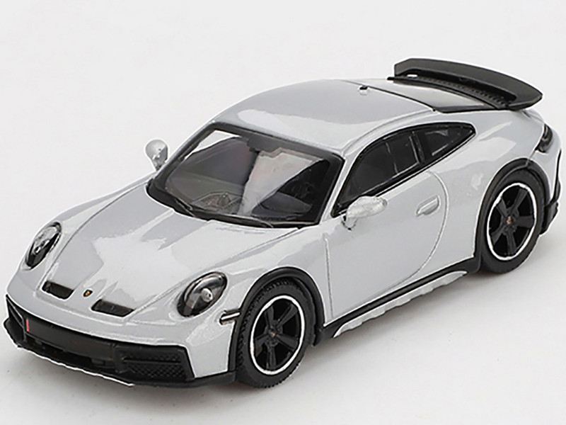 Porsche 911 Dakar Ice Gray Metallic Limited Edition 1/64 Diecast Model Car Mini GT MGT00891
