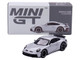 Porsche 911 Dakar Ice Gray Metallic Limited Edition 1/64 Diecast Model Car Mini GT MGT00891