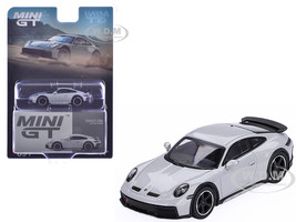 Porsche 911 Dakar Ice Gray Metallic Limited Edition 1/64 Diecast Model Car Mini GT MGT00891