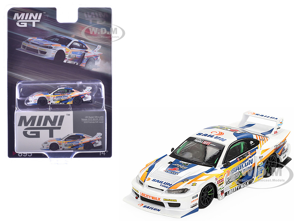 MINI GT LB- S15 署名済み FAUSTO #555 Nissan 