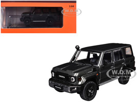 Toyota Land Cruiser J76 Gray Metallic 1/64 Diecast Model Car GCD KS-081-456