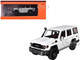 Toyota Land Cruiser J76 White Metallic 1/64 Diecast Model Car GCD KS-081-472