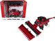 Case IH Axial-Flow 7260 Combine 12-Row Corn Head Draper Grain Head Red 1/64 Diecast Model ERTL TOMY 44444