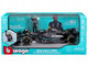 Mercedes AMG F1 W14 E Performance #44 Lewis Hamilton Petronas Formula One F1 World Championship 2023 with Driver Figure Race Series 1/24 Diecast Model Car Bburago 28037LH
