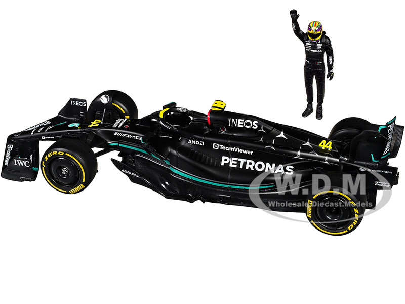MERCEDES-AMG F1 W14 #44 HAMILTON F1 (2023) W/DRIVER FIGURE 1/24 BY