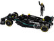 Mercedes AMG F1 W14 E Performance #44 Lewis Hamilton Petronas Formula One F1 World Championship 2023 with Driver Figure Race Series 1/24 Diecast Model Car Bburago 28037LH