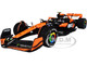 McLaren MCL38 #4 Lando Norris OKX Winner Formula One F1 Miami GP 2024 with Driver Figure Race Series 1/24 Diecast Model Car Bburago 28040LN