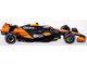 McLaren MCL38 #81 Oscar Piastri OKX Formula One F1 Miami GP 2024 with Driver Figure Race Series 1/24 Diecast Model Car Bburago 28040OP
