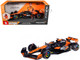 McLaren MCL38 #81 Oscar Piastri OKX Formula One F1 Miami GP 2024 with Driver Figure Race Series 1/24 Diecast Model Car Bburago 28040OP