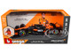 McLaren MCL38 #81 Oscar Piastri OKX Formula One F1 Miami GP 2024 with Driver Figure Race Series 1/24 Diecast Model Car Bburago 28040OP