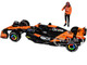 McLaren MCL38 #81 Oscar Piastri OKX Formula One F1 Miami GP 2024 with Driver Figure Race Series 1/24 Diecast Model Car Bburago 28040OP