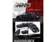 Nissan GT R R35 Nismo RHD Right Hand Drive Nismo Black with Carbon Hood and Top 1/64 Diecast Model Car Inno Models IN64-R35N-BLA