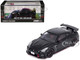 Nissan GT R R35 Nismo RHD Right Hand Drive Nismo Black with Carbon Hood and Top 1/64 Diecast Model Car Inno Models IN64-R35N-BLA