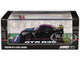 Nissan GT R R35 Nismo RHD Right Hand Drive Nismo Black with Carbon Hood and Top 1/64 Diecast Model Car Inno Models IN64-R35N-BLA