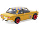 Datsun 510 OG Beer Yellow with Checkered Top Hobby64 Series 1/64 Diecast Model Car Tarmac Works T64-052-OG