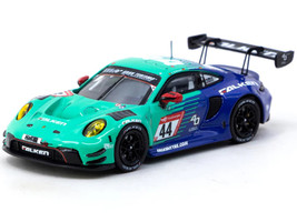 Porsche 911 GT3 R #44 Joel Eriksson Tim Heinemann Nico Menzel Martin Ragginger Falken Motorsports 24 Hours of Nurburgring 2023 Hobby64 Series 1/64 Diecast Model Tarmac Works T64-084-23NUR44
