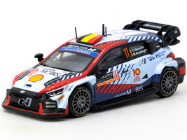 Hyundai i20 N Rally1 Hybrid #11 Thierry Neuville Martijn Wydaeghe Winner Rallye Monte Carlo 2024 Hobby64 Series 1/64 Diecast Model Tarmac Works T64-089-24MCR11