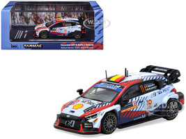 Hyundai i20 N Rally1 Hybrid #11 Thierry Neuville Martijn Wydaeghe Winner Rallye Monte Carlo 2024 Hobby64 Series 1/64 Diecast Model Tarmac Works T64-089-24MCR11