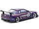 Nissan Skyline R32 Widebody RHD Right Hand Drive #32 Jonsibal Design Works Midnight Purple Metallic Global64 Series 1/64 Diecast Model Tarmac Works T64G-061-MP