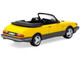 Saab 900 Turbo Convertible Yellow with Tarmac Cards Global64 Series 1/64 Diecast Model Tarmac Works T64G-067-YE