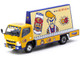 Mitsubishi Fuso Canter Mobile Ad Truck RHD Right Hand Drive OG Beer Yellow with Graphics Truck64 Series 1/64 Diecast Model Car Tarmac Works T64T-TL002-OG