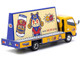 Mitsubishi Fuso Canter Mobile Ad Truck RHD Right Hand Drive OG Beer Yellow with Graphics Truck64 Series 1/64 Diecast Model Car Tarmac Works T64T-TL002-OG