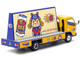 Mitsubishi Fuso Canter Mobile Ad Truck RHD Right Hand Drive OG Beer Yellow with Graphics Truck64 Series 1/64 Diecast Model Car Tarmac Works T64T-TL002-OG