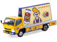 Mitsubishi Fuso Canter Mobile Ad Truck RHD Right Hand Drive OG Beer Yellow with Graphics Truck64 Series 1/64 Diecast Model Car Tarmac Works T64T-TL002-OG