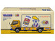 Mitsubishi Fuso Canter Mobile Ad Truck RHD Right Hand Drive OG Beer Yellow with Graphics Truck64 Series 1/64 Diecast Model Car Tarmac Works T64T-TL002-OG