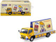 Mitsubishi Fuso Canter Mobile Ad Truck RHD Right Hand Drive OG Beer Yellow with Graphics Truck64 Series 1/64 Diecast Model Car Tarmac Works T64T-TL002-OG