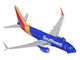 Boeing 737 700 Commercial Aircraft Southwest Airlines N943WN Blue with Striped Tail Gemini 200 Series 1/200 Diecast Model Airplane GeminiJets G2SWA1350