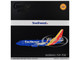 Boeing 737 700 Commercial Aircraft with Flaps Down Southwest Airlines N943WN Blue with Striped Tail Gemini 200 Series 1/200 Diecast Model Airplane GeminiJets G2SWA1350F