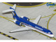 Boeing 717 200 Commercial Aircraft Midwest Airlines N920ME Blue and White 1/400 Diecast Model Airplane GeminiJets GJ1488
