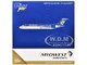 Boeing 717 200 Commercial Aircraft Midwest Airlines N920ME Blue and White 1/400 Diecast Model Airplane GeminiJets GJ1488