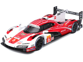 Porsche 963 #6 Kevin Estre Andre Lotterer Laurens Vanthoor Porsche Penske Motorsport Winner FIA World Endurance Championship 2024 1/24 Diecast Model Car Bburago 28042