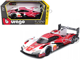Porsche 963 #6 Kevin Estre Andre Lotterer Laurens Vanthoor Porsche Penske Motorsport Winner FIA World Endurance Championship 2024 1/24 Diecast Model Car Bburago 28042