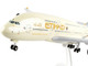 Airbus A380-800 Commercial Aircraft Landing Gear Etihad Airways F-WWDD Beige Tail Graphics Snap-Fit 1/200 Plastic Model Skymarks SKR840