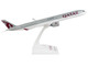 Airbus A350-1000 Commercial Aircraft Qatar Airways A7-ANA Gray Tail Graphics Snap-Fit 1/200 Plastic Model Skymarks SKR1074