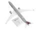 Airbus A350-1000 Commercial Aircraft Qatar Airways A7-ANA Gray Tail Graphics Snap-Fit 1/200 Plastic Model Skymarks SKR1074