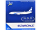 Boeing 737 800 Commercial Aircraft El Al Israel Airlines 4X EKK White with Blue Stripes 1/400 Diecast Model Airplane GeminiJets GJ2299