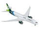 Boeing 787 9 Commercial Aircraft Saudia Airline HZ ARB White with Tail Graphics 1/400 Diecast Model Airplane GeminiJets GJ2310