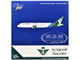 Boeing 787 9 Commercial Aircraft Saudia Airline HZ ARB White with Tail Graphics 1/400 Diecast Model Airplane GeminiJets GJ2310